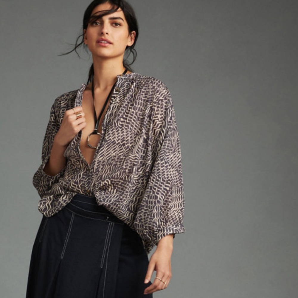 Anthropologie Pilcro Sydney Dolman Blouse Size Medium